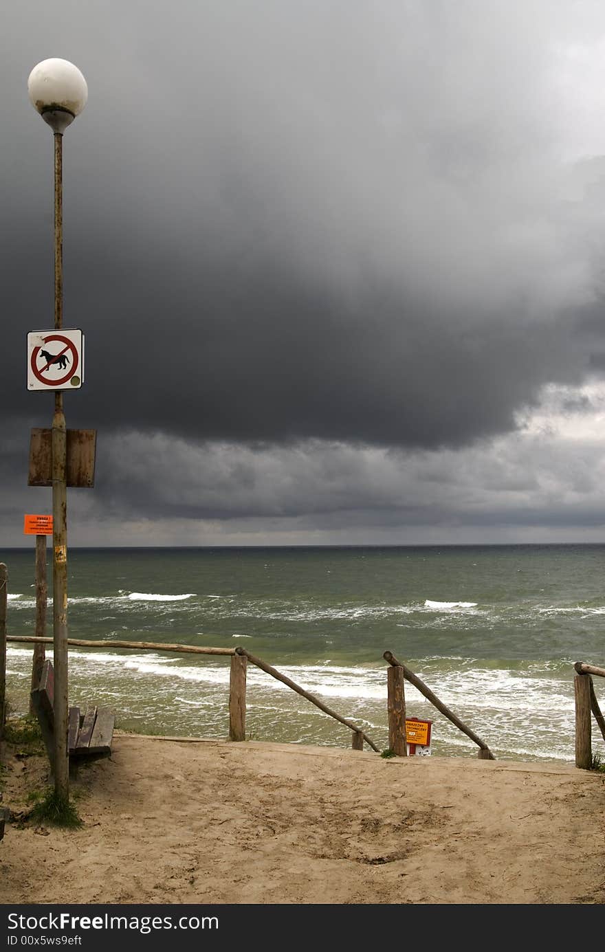 Beach entrance