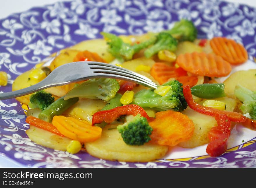 Vegetables fry