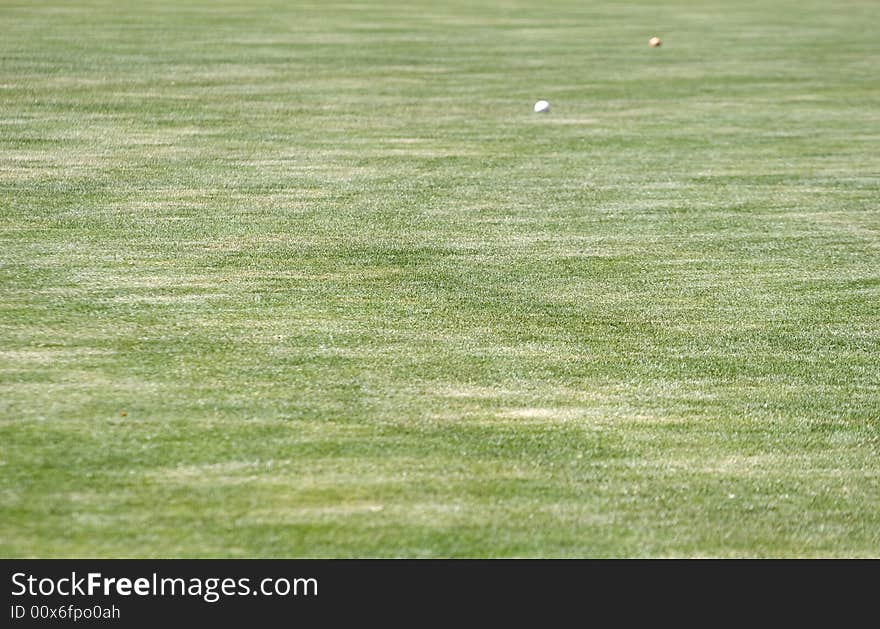 Baseball Field With Two Balls