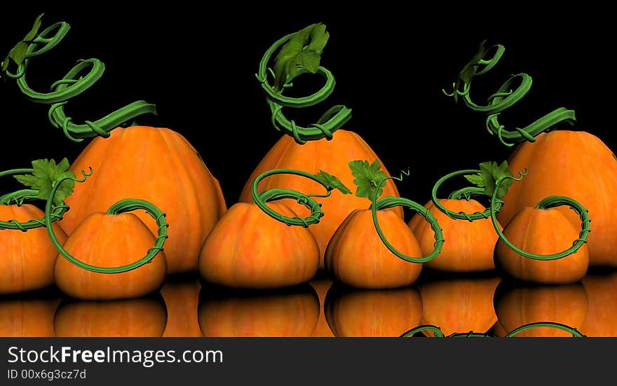 3d cg render of pumkin. 3d cg render of pumkin