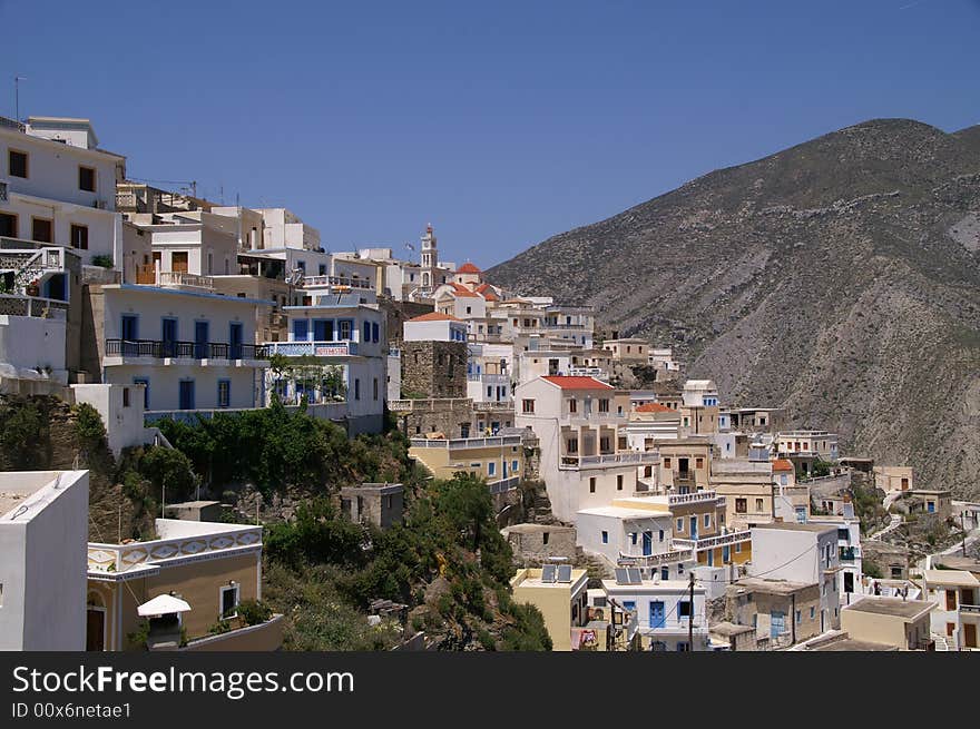 Olympos, a village at the Greek Island of Karpathos