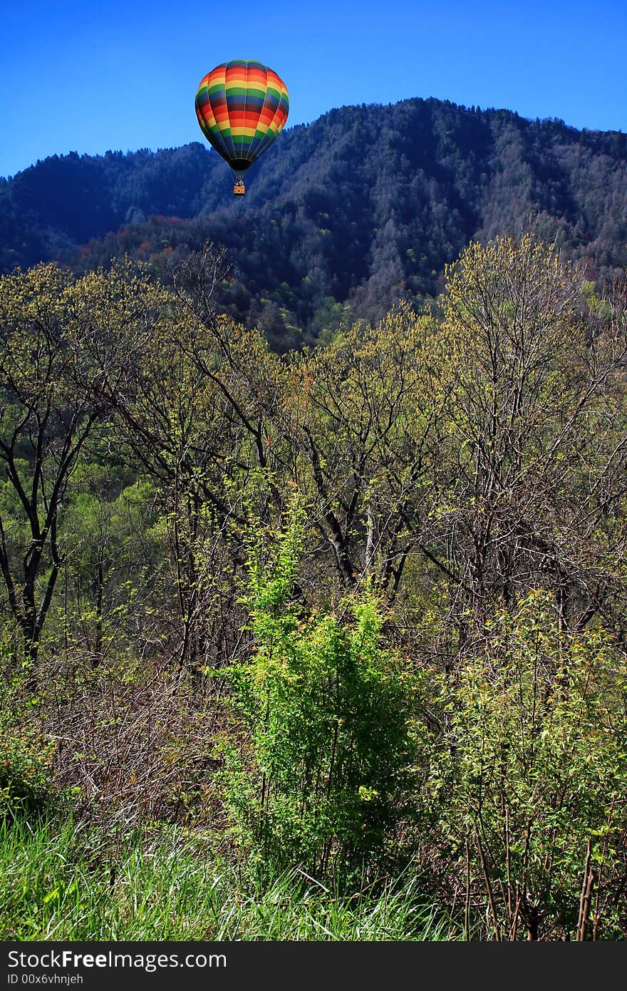 The Great Smoky Mountain National Park in the morning