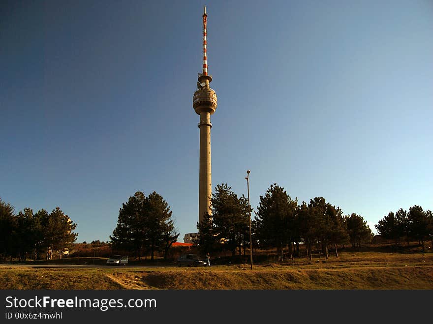 Television tower at Ruse, Bulgaria