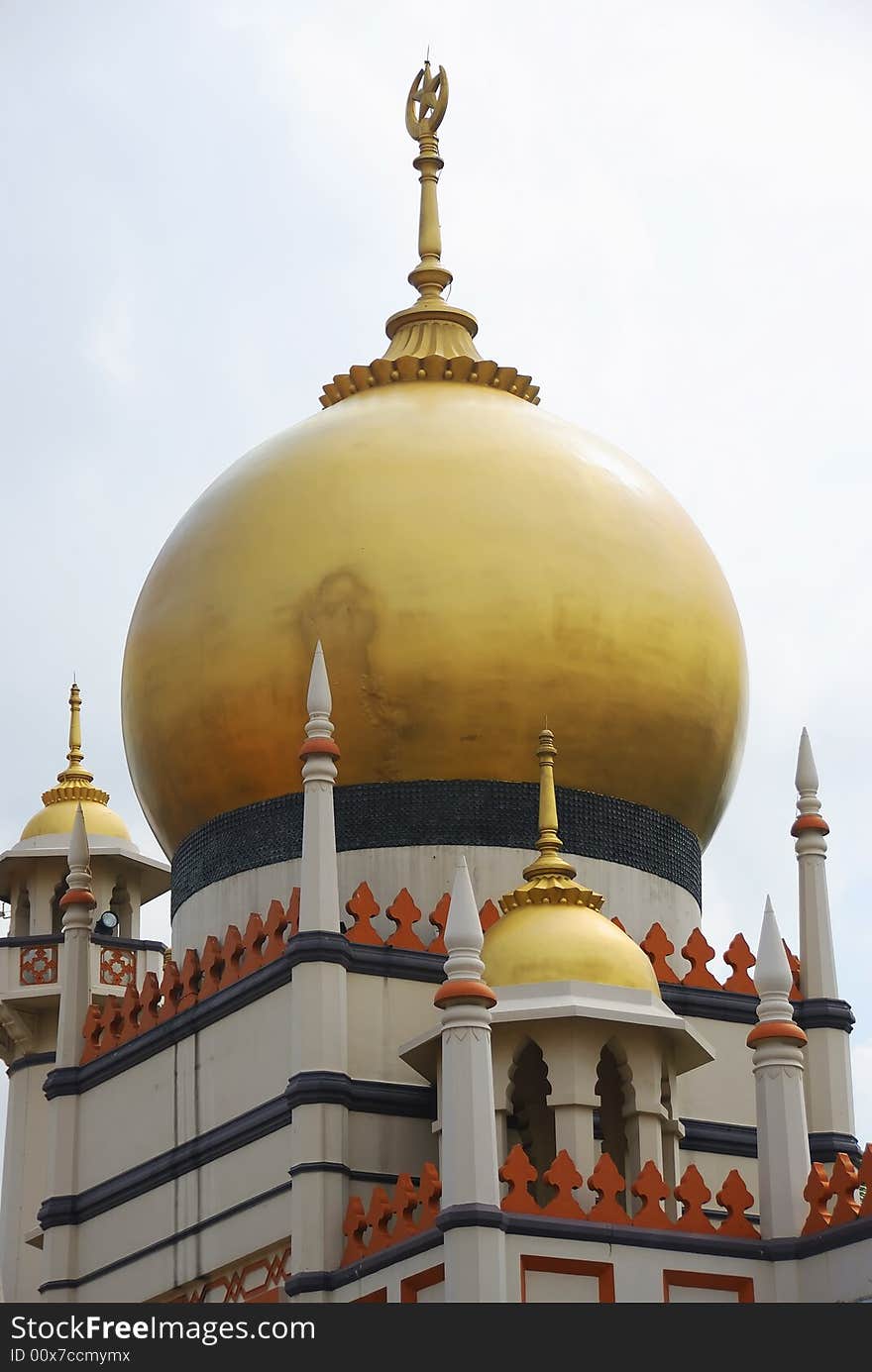 Dome of Islam Teample in Singapore. Dome of Islam Teample in Singapore