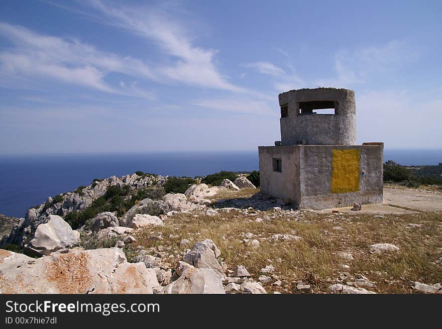 Abandoned watchtower