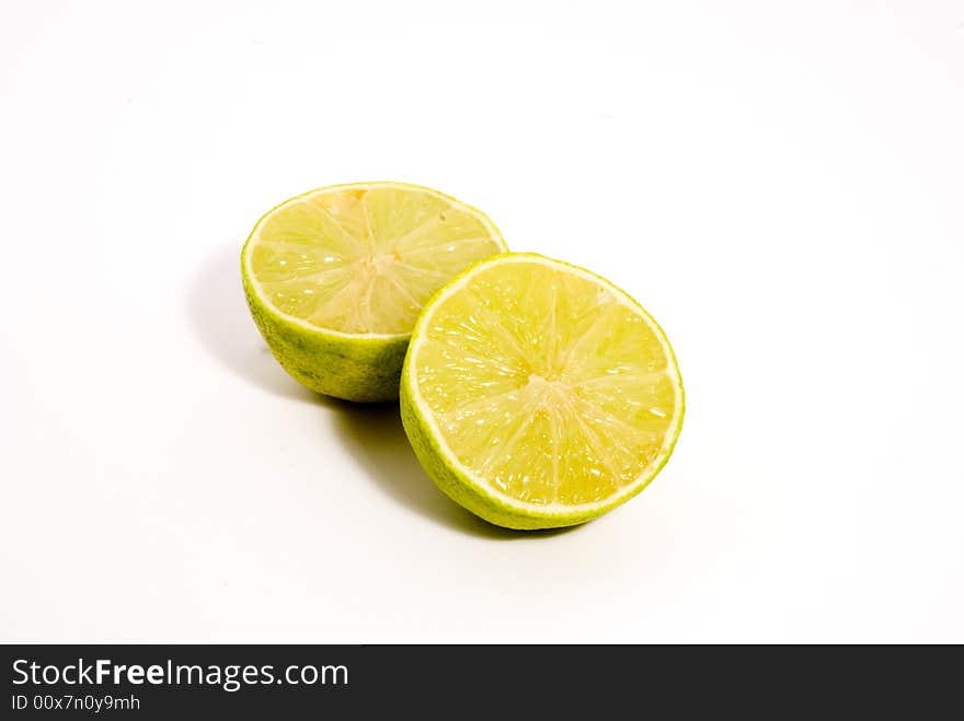 Lime halves