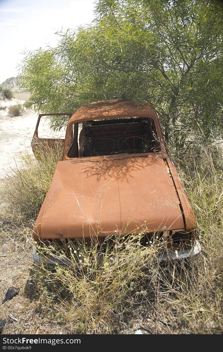 Dilapidated Car Front