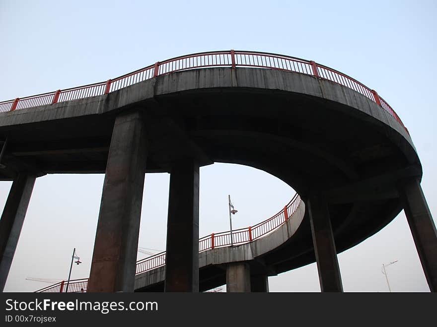 The Curving Footbridge