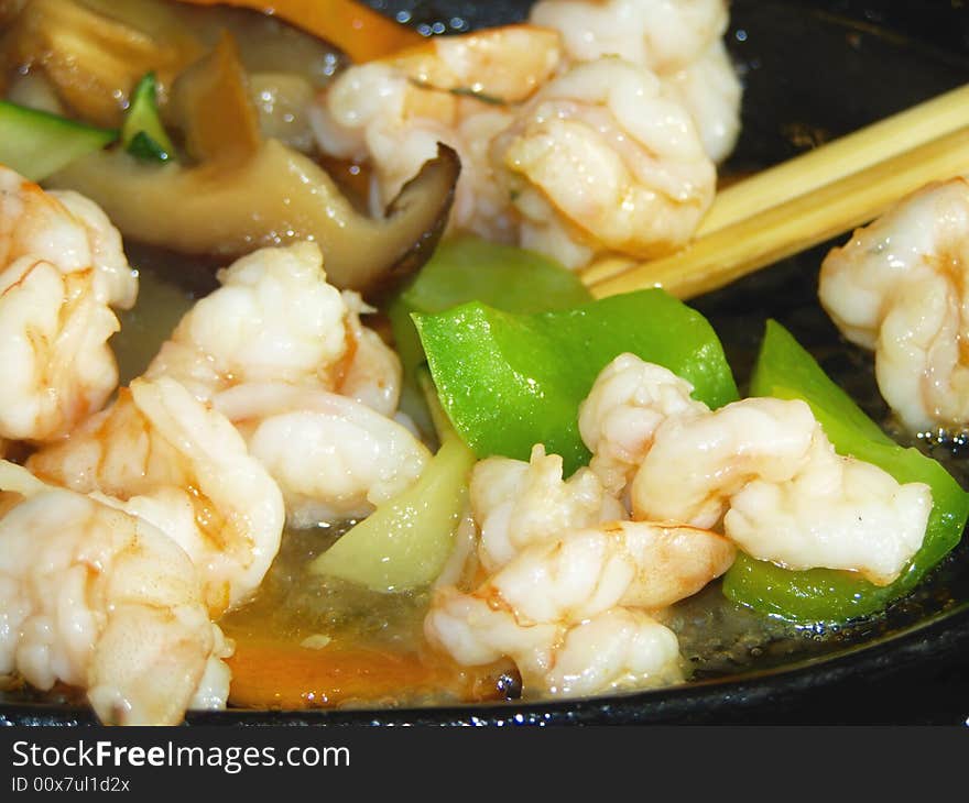 Stir-fried Shrimp