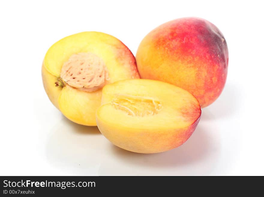 Two Fresh Peach