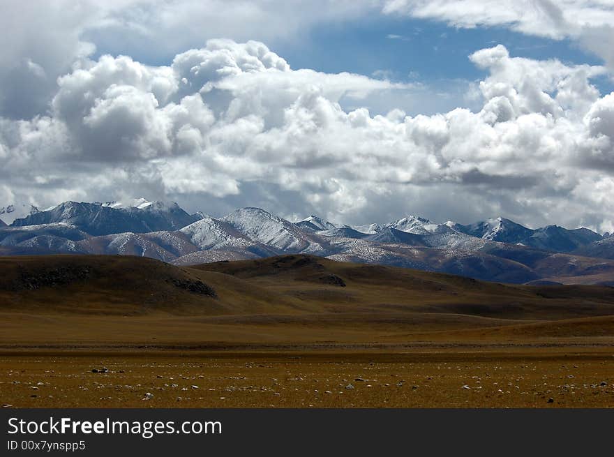 The Clouds Sheet Over The Tibet