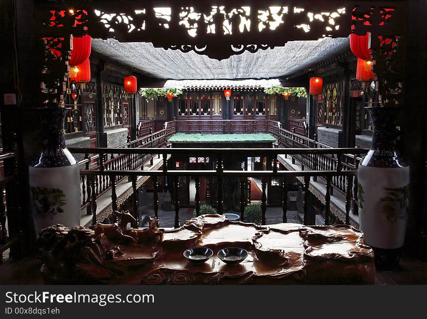 The ancient house in period of Ming and Qing, there are strong distinct Chinese characteristics. The ancient house in period of Ming and Qing, there are strong distinct Chinese characteristics.