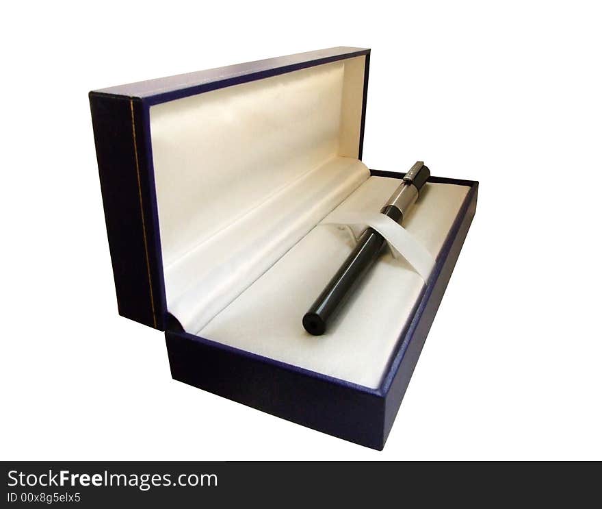 Box with pen inside