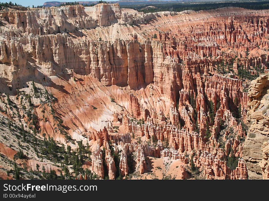 Hoodoos at Bryce Canyon National Park Utah. Hoodoos at Bryce Canyon National Park Utah