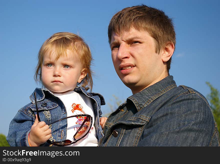 Daddy and daughter