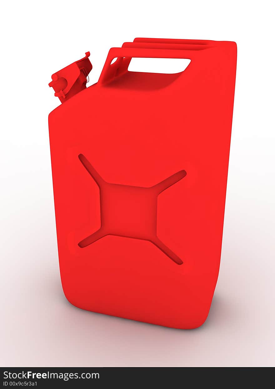 3D fuel container