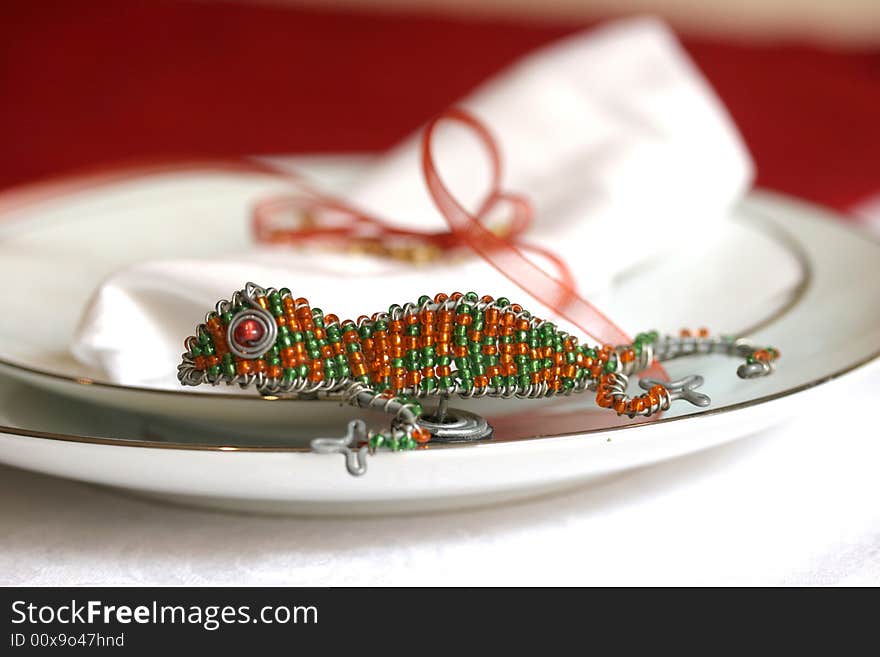 Beaded Chameleon