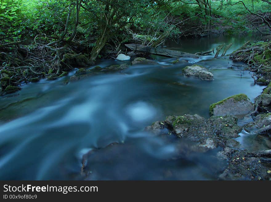 A river in the park