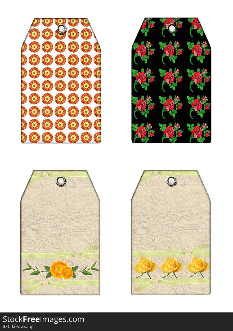 Floral Gift Tags