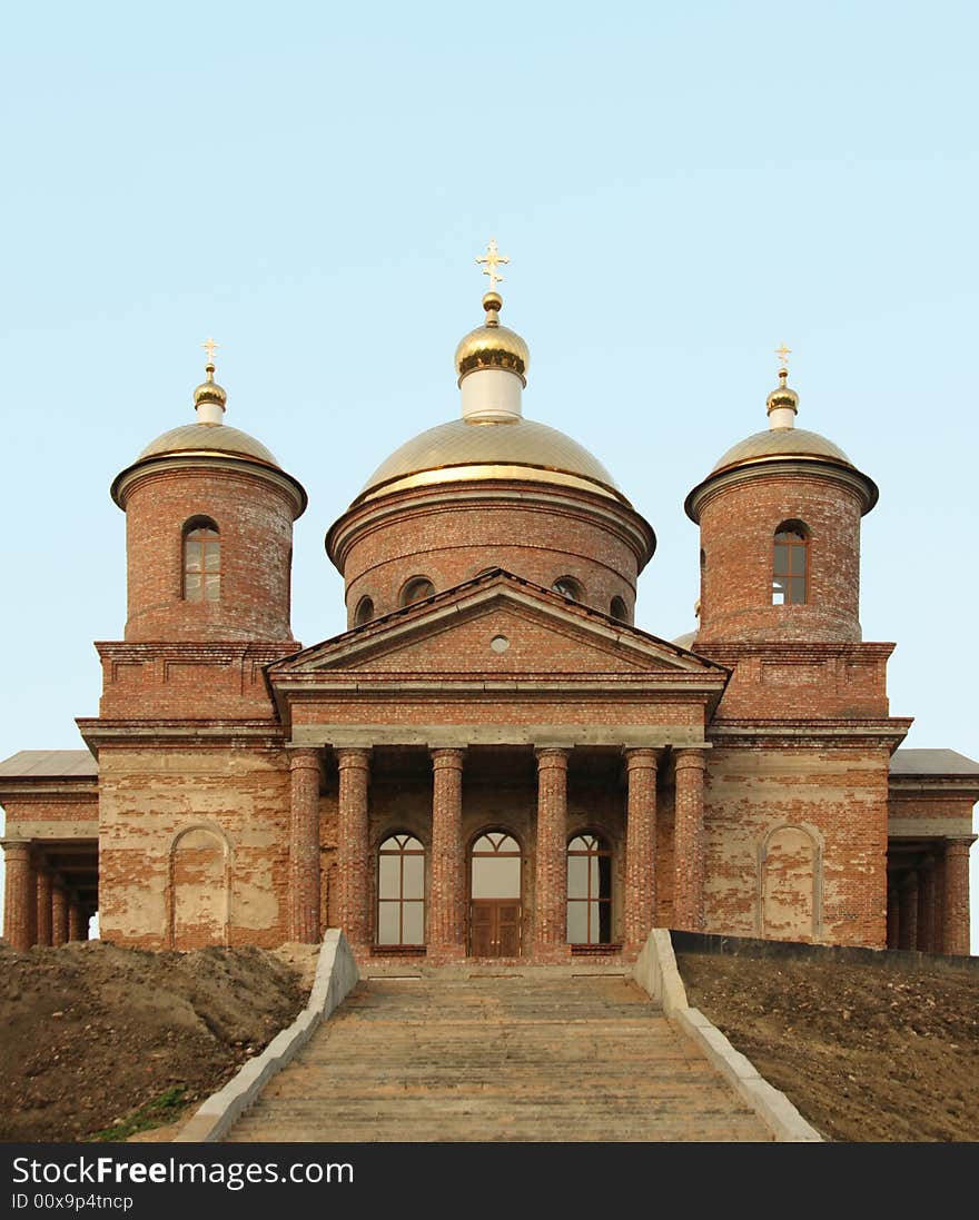 Restoration of an ancient religious temple