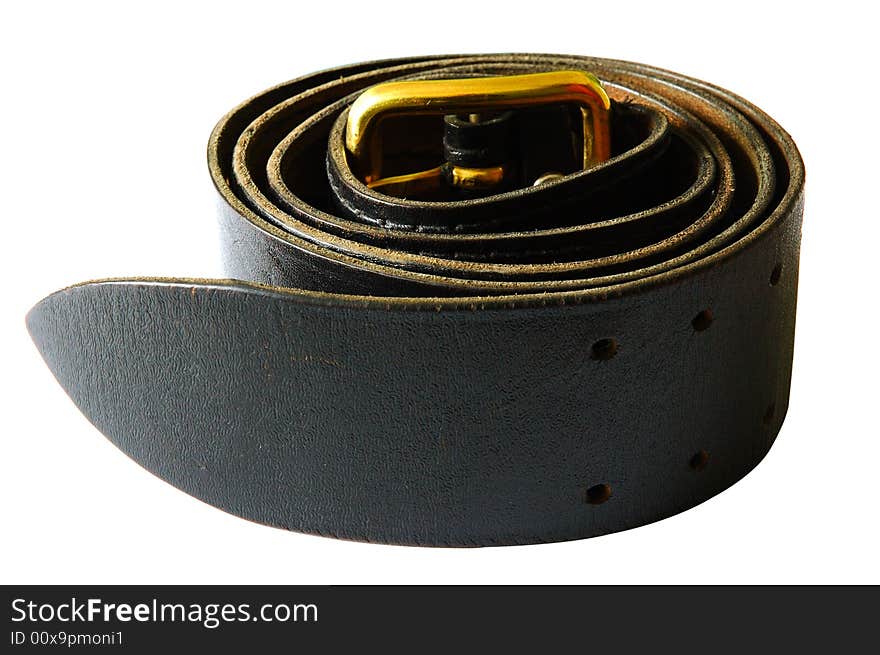 Stranded army leather belt.