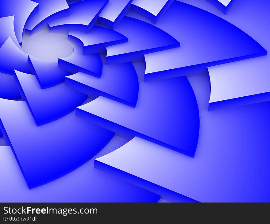 Abstract Spiraling Background