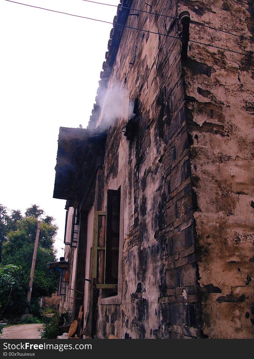 Chinese residents of the chimney