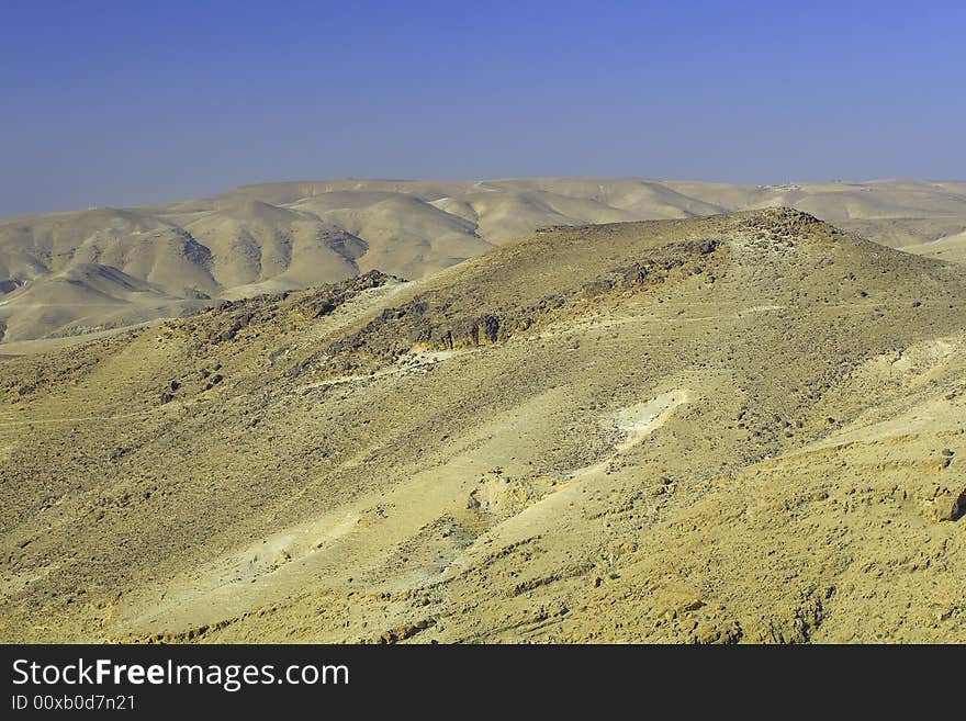 Hills and stones of Judean desert