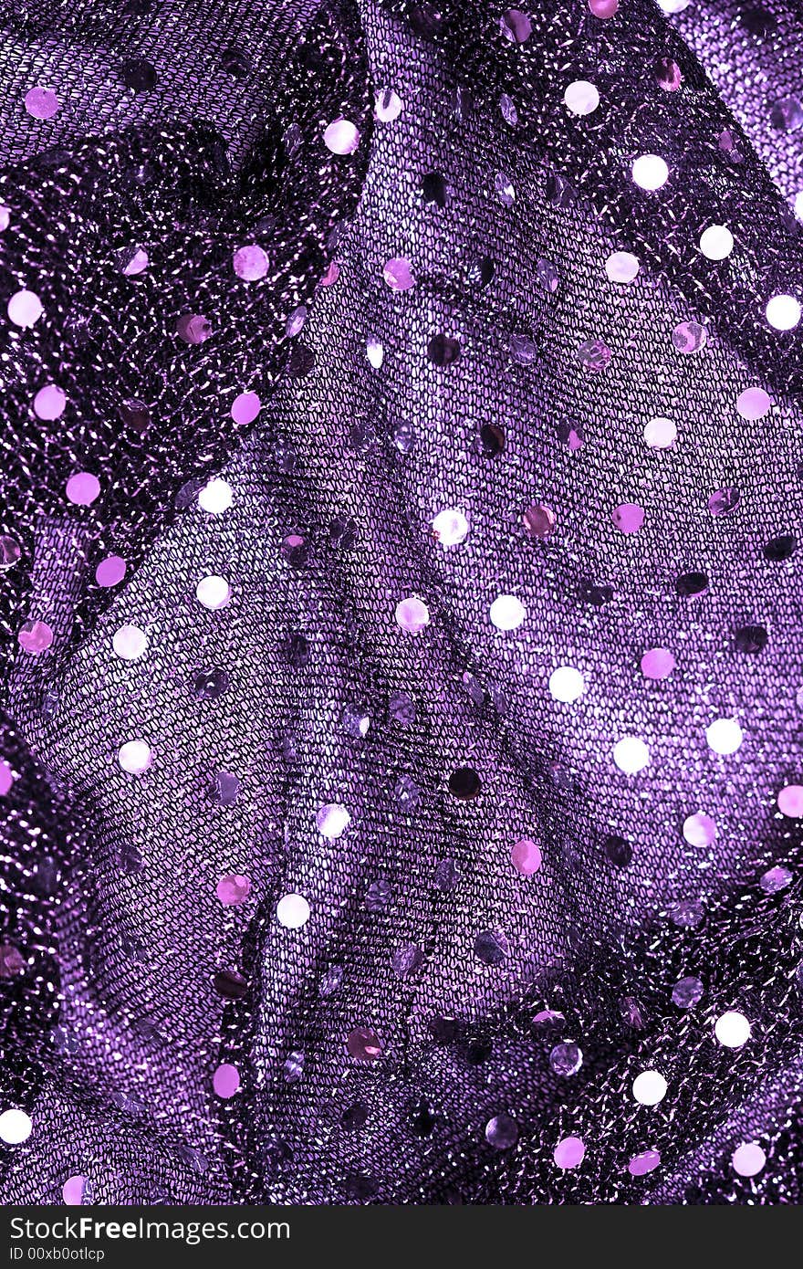 Fabric texture with spangles