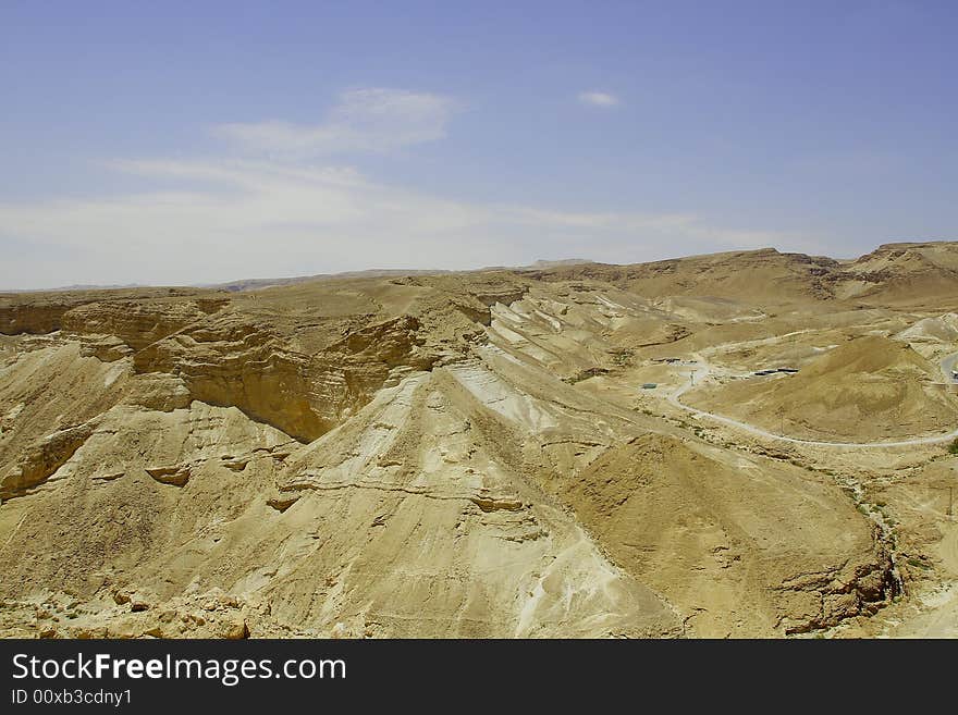 Hills and stones of Judean desert