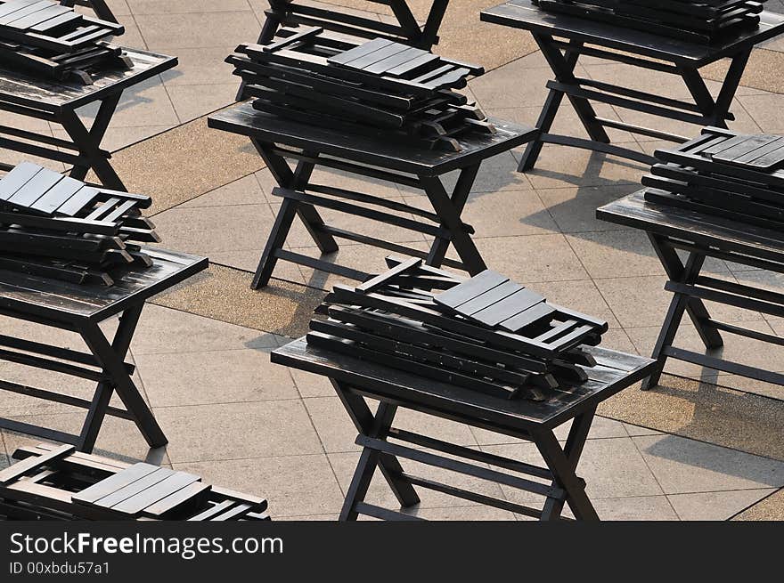 Symmetry in chairs and tables