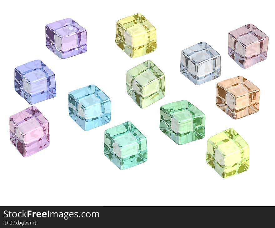 Fruity Ice Cubes