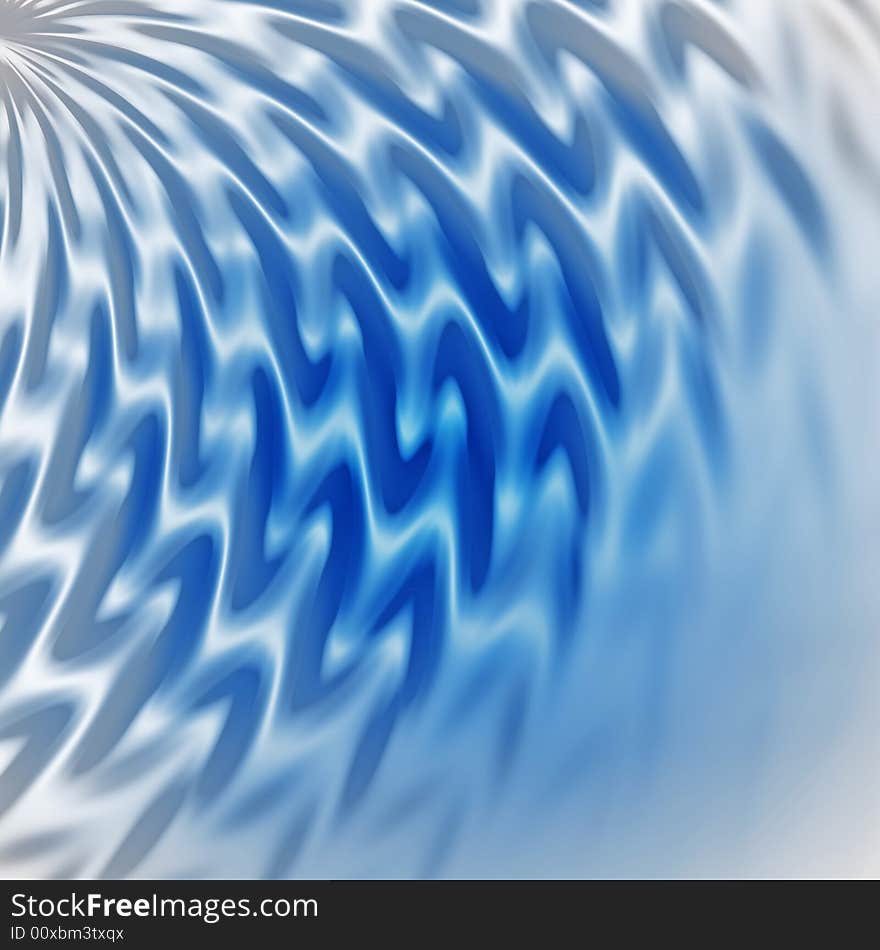 Blue swirl