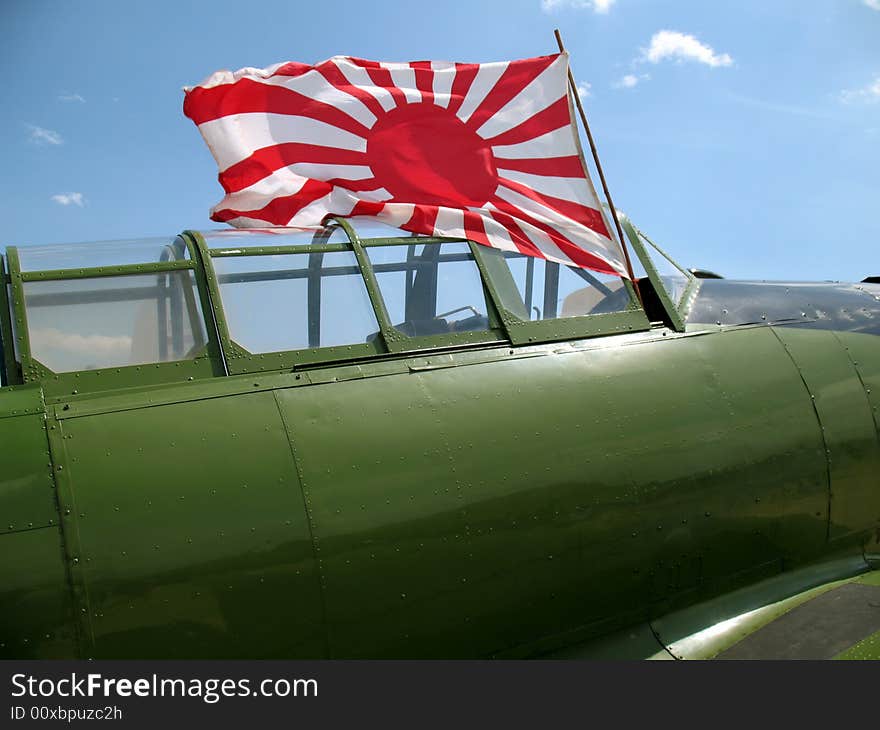 Photo of WWII replica of a Japanese Kate torpedo plane. This plane was built for the many Hollywood movies concerning the war as all or most of the original aircraft were destroyed. Photo of WWII replica of a Japanese Kate torpedo plane. This plane was built for the many Hollywood movies concerning the war as all or most of the original aircraft were destroyed.