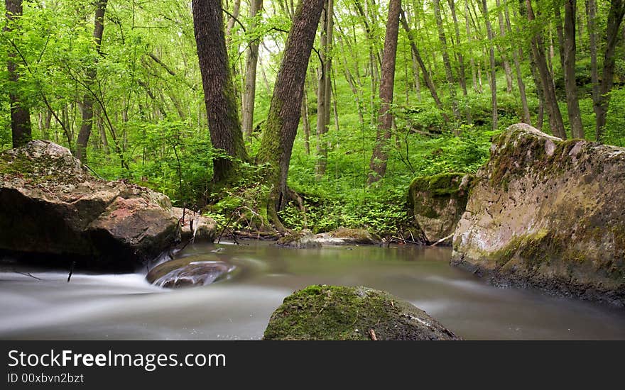 Stones In River