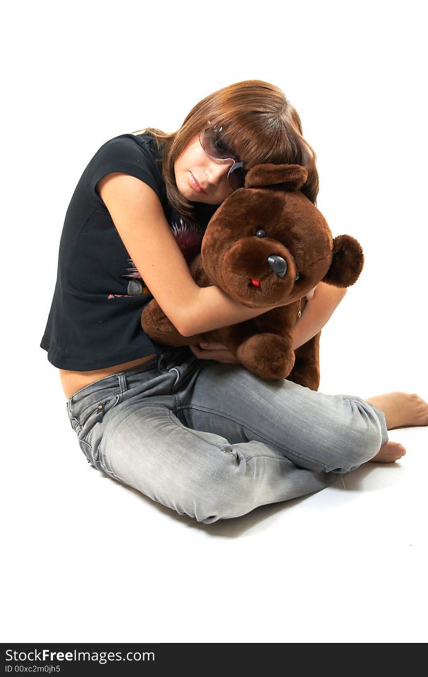 Girl with the teddy bear