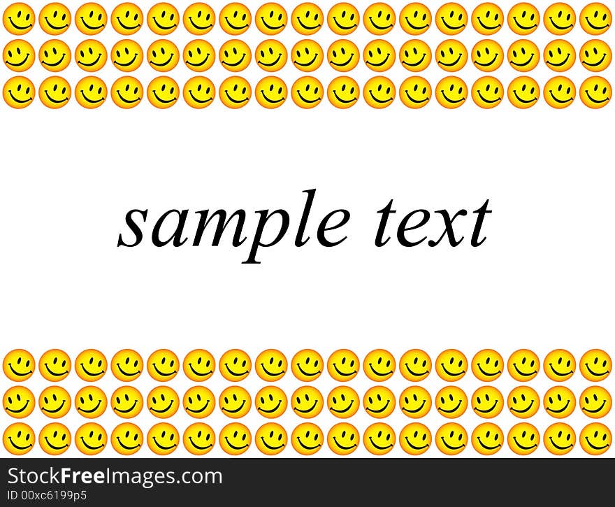 Smiles And Sample Text