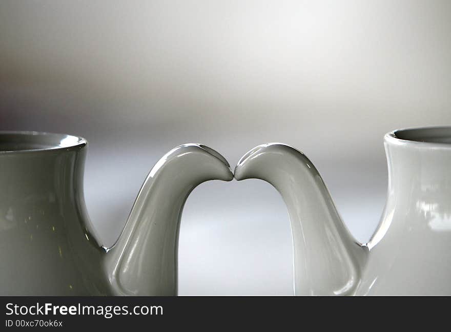 Two teapots