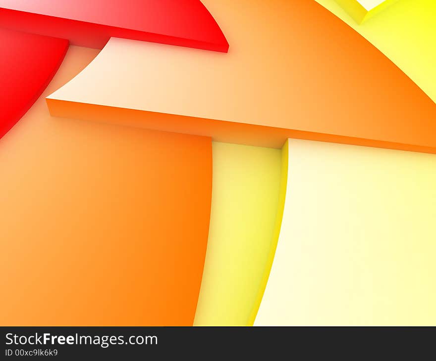 3D abstract art colorful background. 3D abstract art colorful background