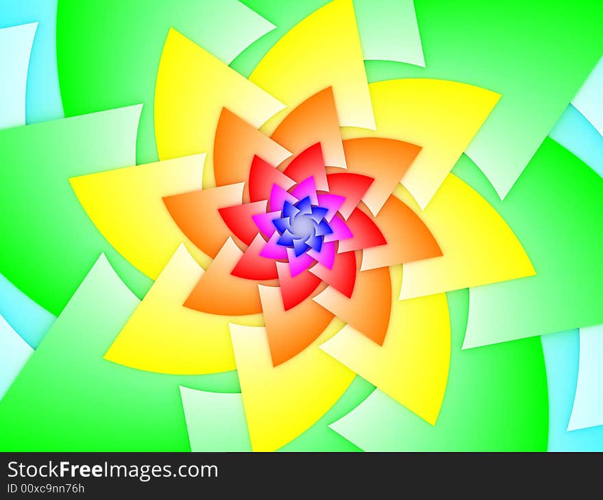 3D abstract art colorful background. 3D abstract art colorful background