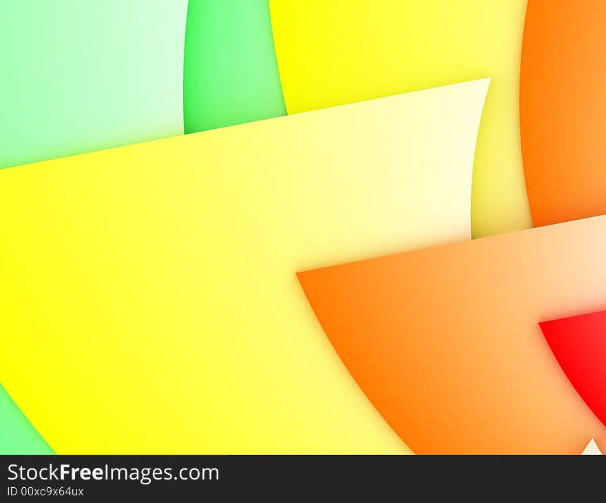 3D abstract art colorful background. 3D abstract art colorful background