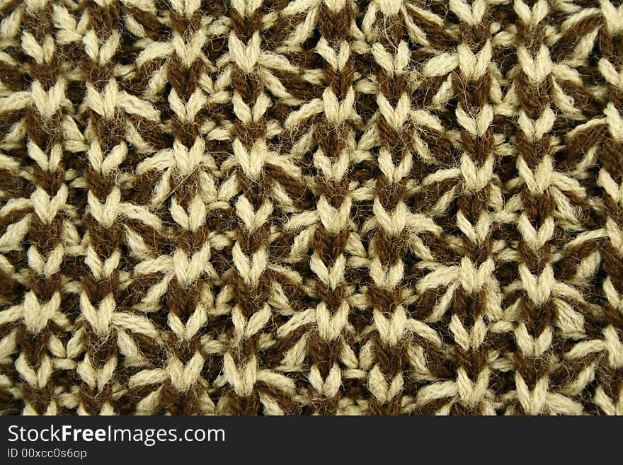 Texture Of Knitted Cloth