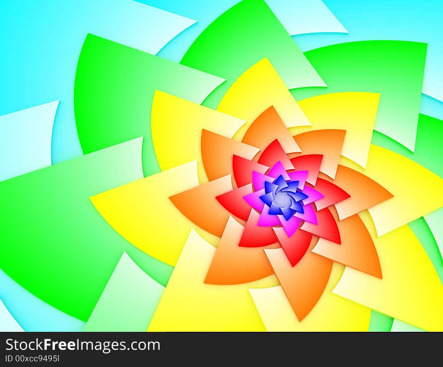 3D abstract art colorful background. 3D abstract art colorful background