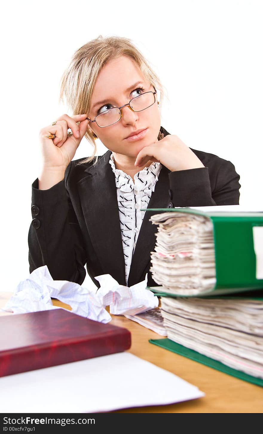 Businesswoman in office