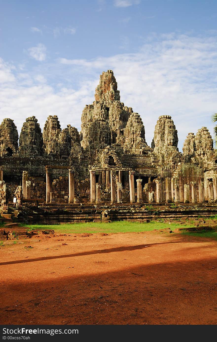 Temple Bayon in angkor wat