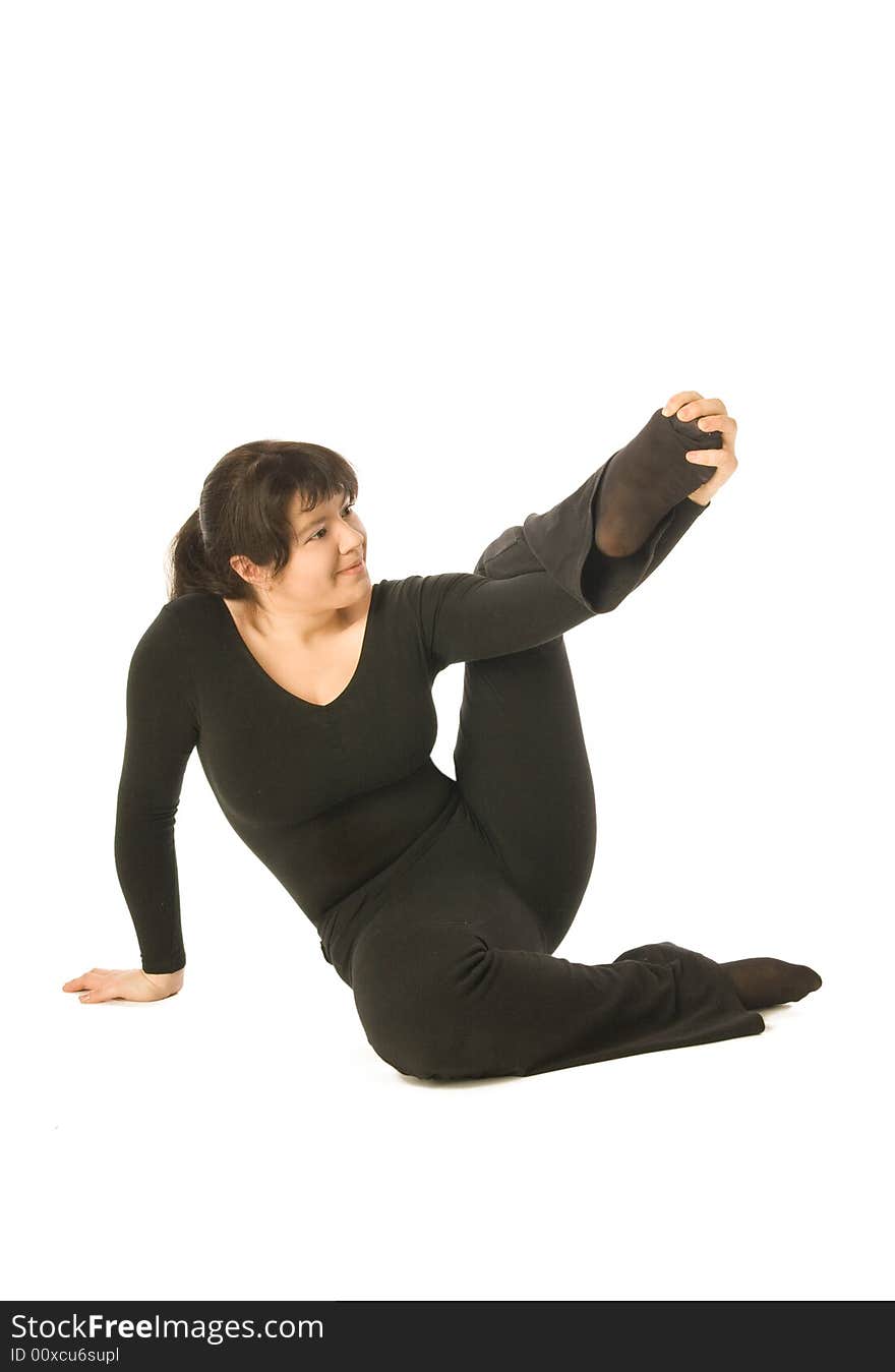 Woman doing exercises