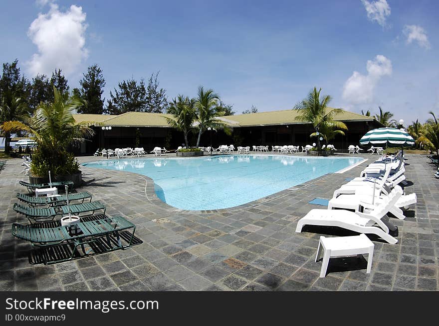 Resort swimming pool