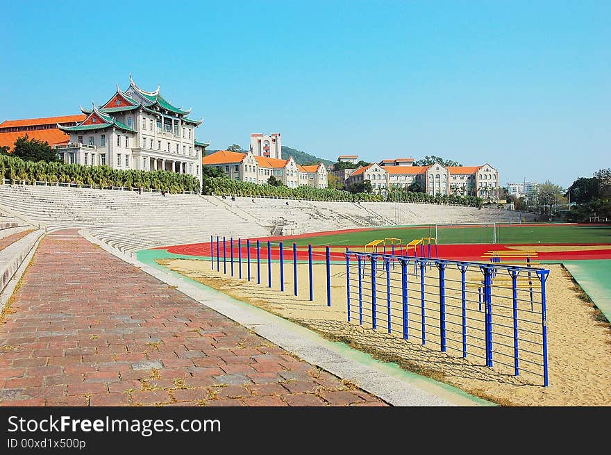 The gymnasium of an  university in china. The gymnasium of an  university in china.