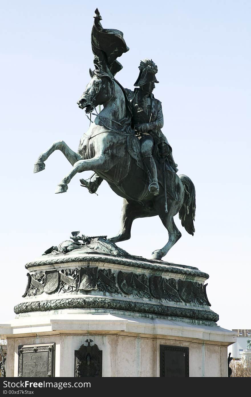 Monument to the emperor of Sacred Roman empire Frans (Joseph-Charles). Monument to the emperor of Sacred Roman empire Frans (Joseph-Charles)