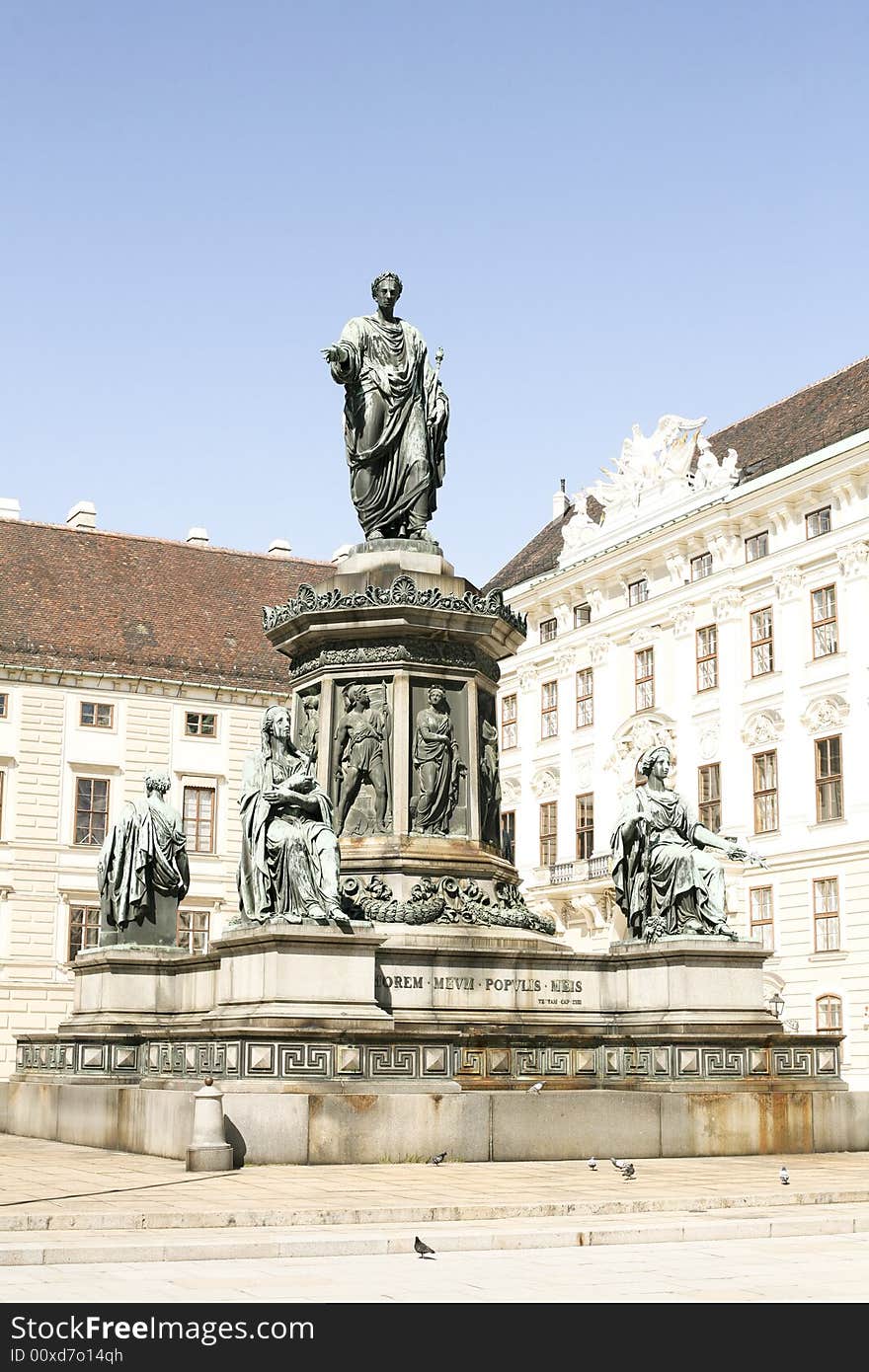 Monument to one of emperors of Sacred Roman empire